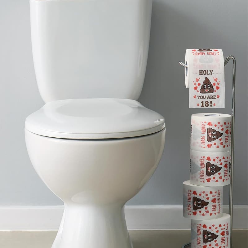 18th Birthday Prank Toilet Paper - Funny Gift for Anyone