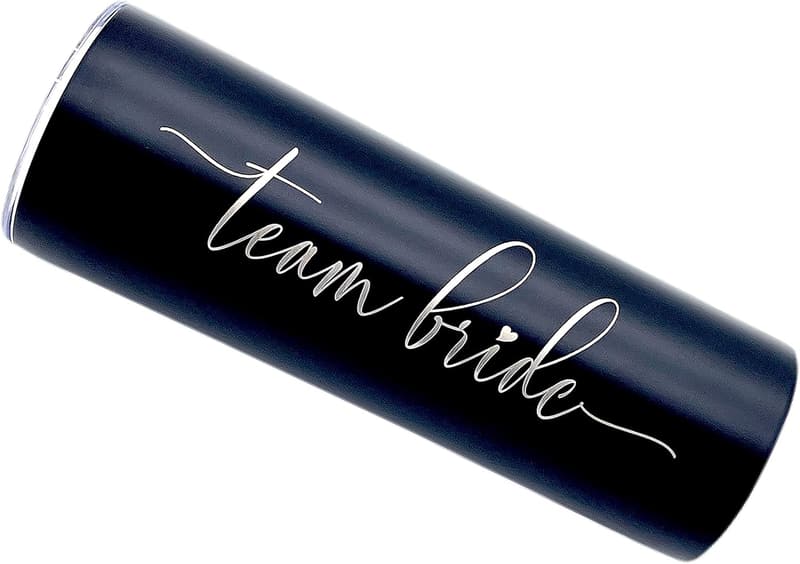 Team Bride Engraved Stainless Steel Tumbler - Bachelorette Gift
