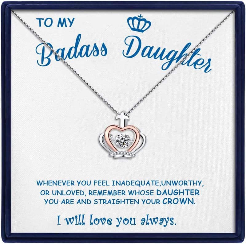 Inspirational Necklace for Daughter from Parents - Birthday & Christmas