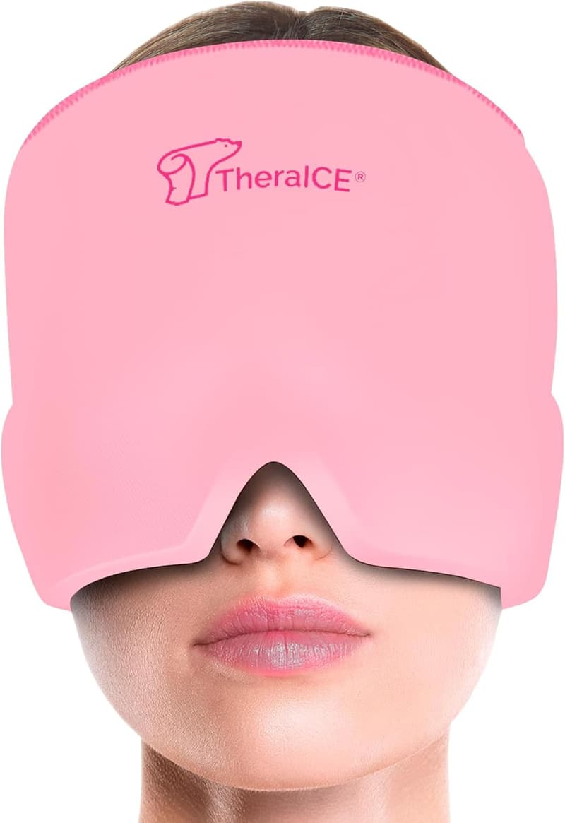 Cooling Gel Head Wrap for Women - Migraine Relief Cap
