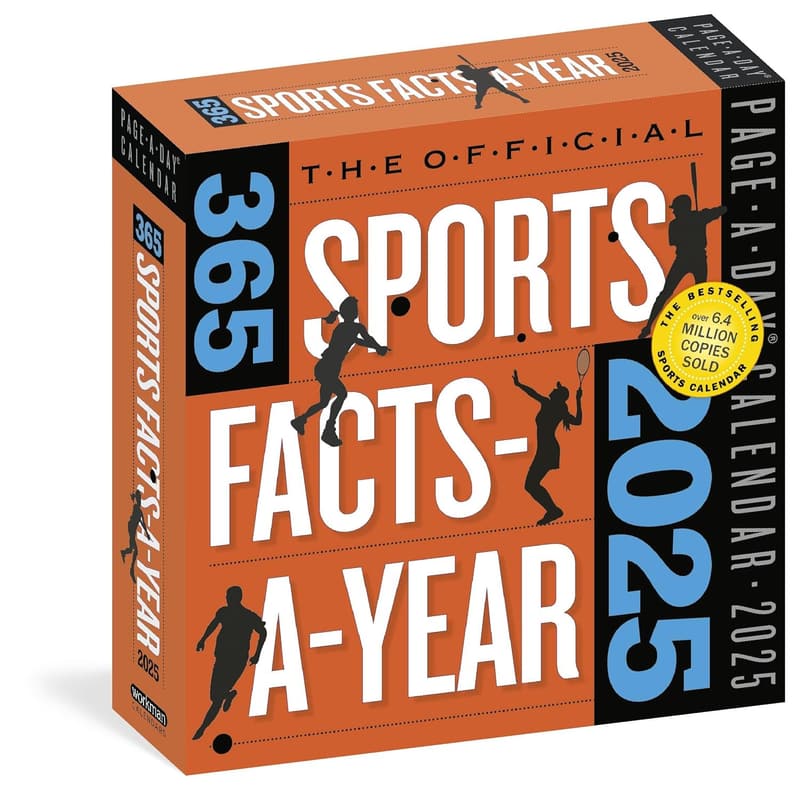2025 Sports Facts Page-A-Day Calendar: Trivia & Records
