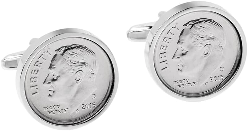 10th Anniversary Genuine Mint Coin Cufflinks