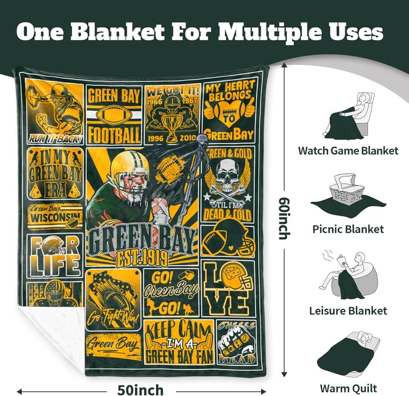 Football Blanket – Cozy 60