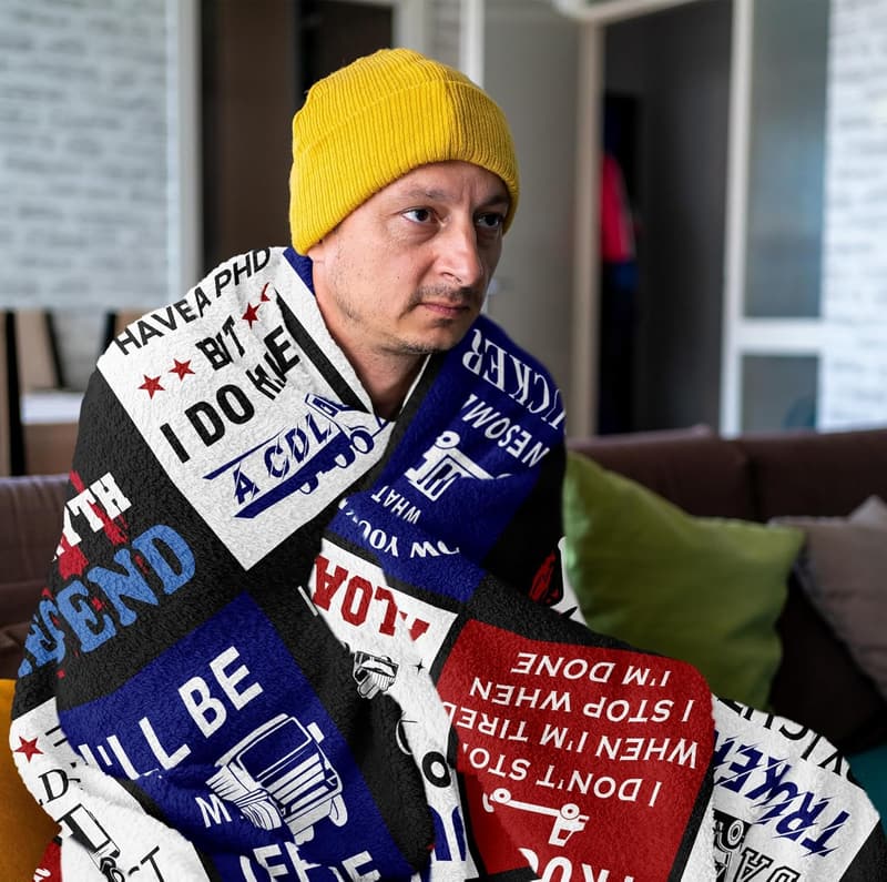 Truck Driver Blanket 60