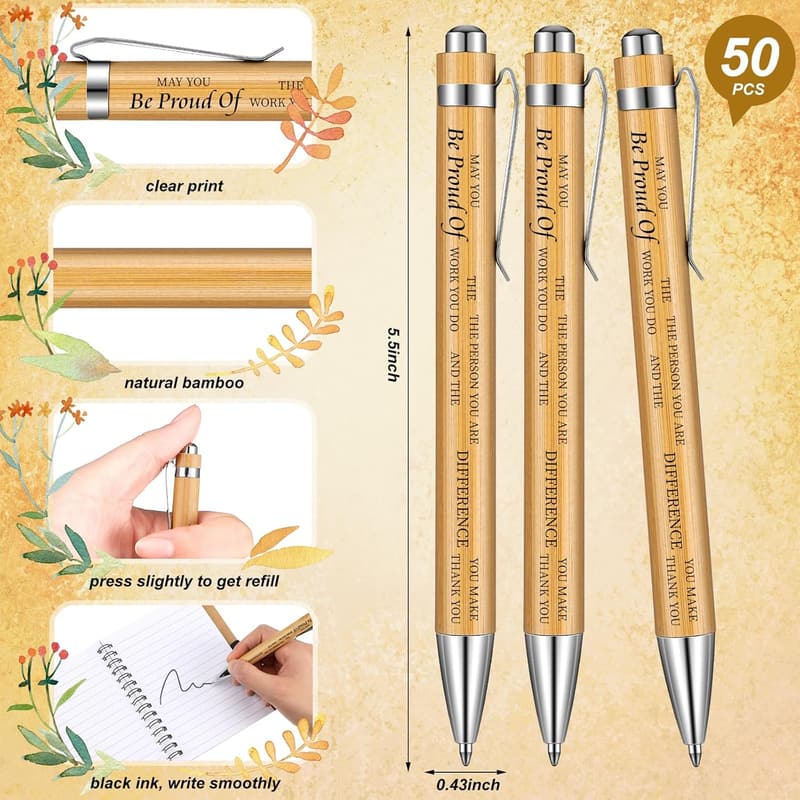 Employee Appreciation Gifts Set with Notebooks & Bible Pens