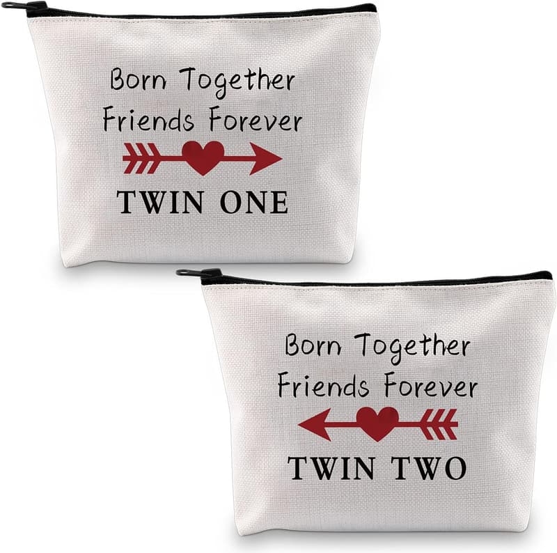 Twin Sister Cosmetic Bag Set - Friends Forever Gift