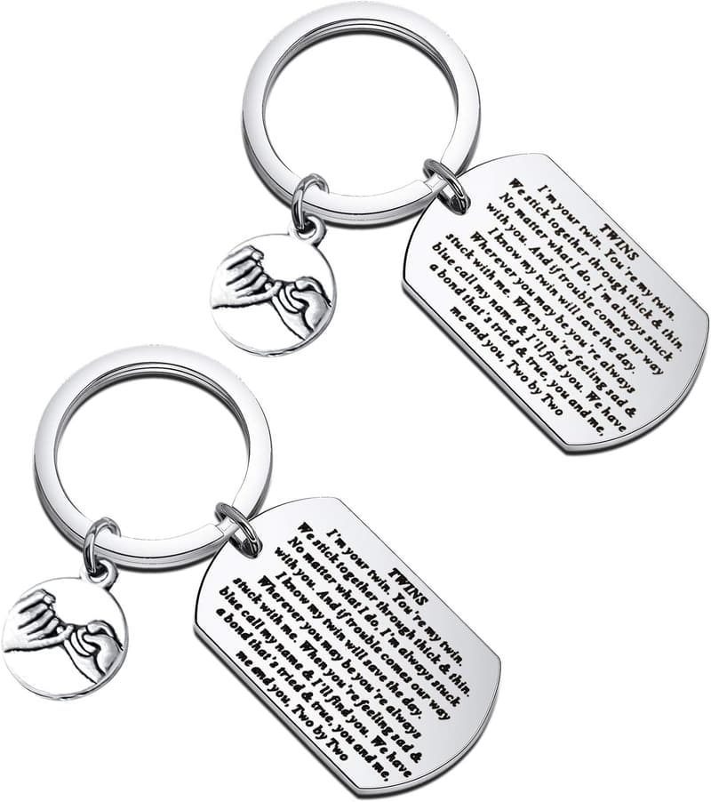 Twin Keychain Set - 