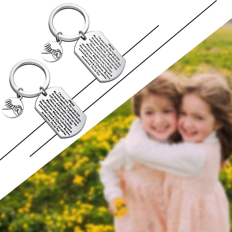 Twin Keychain Set - 