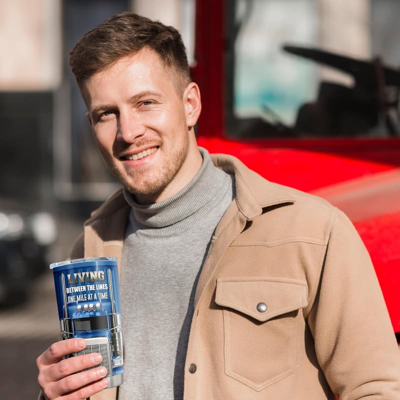 Truck Driver Appreciation Tumbler 20oz - Cool Gift for Men