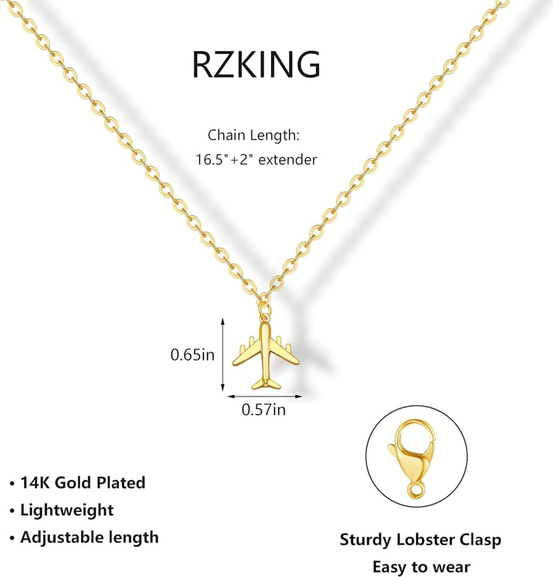 Dainty Gold Butterfly Heart Bow Necklace for Women