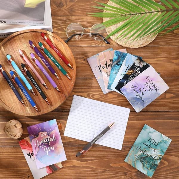 End of Year Inspirational Mini Notebooks & Pens for Teachers