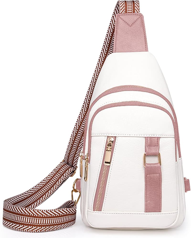 Mother's Day Leather Crossbody Sling Bag for Women
