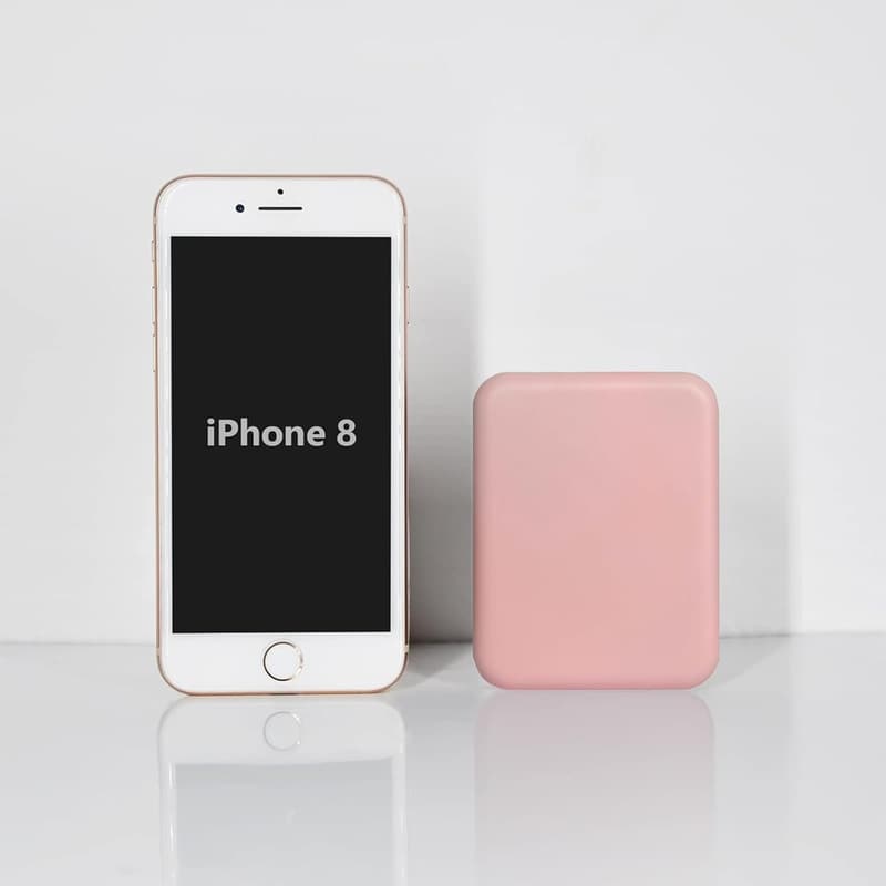 LED Compact Travel Makeup Mirror with 1X/3X Magnification - Pink