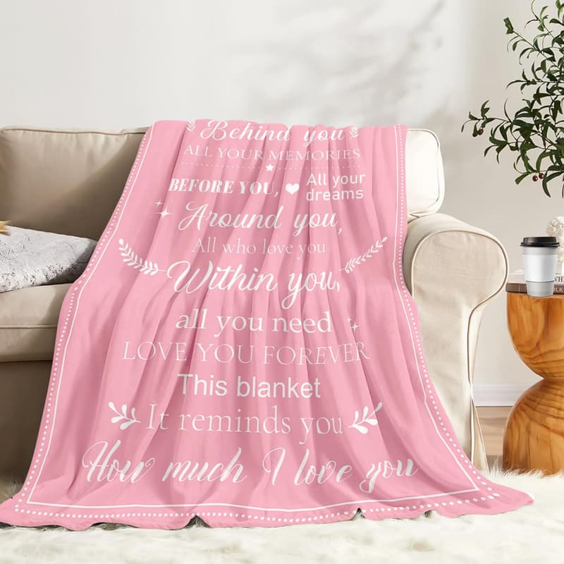 Birthday Blanket for Women - Unique Gift for Mom, Wife, Daughter