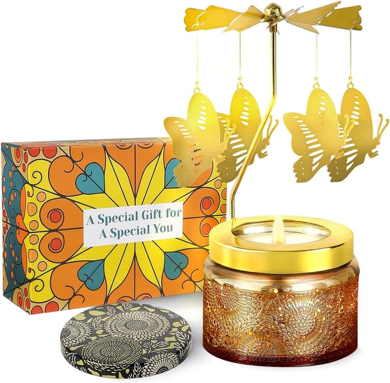 Unique Rotating Candles for Women's Birthdays and Special Occasions