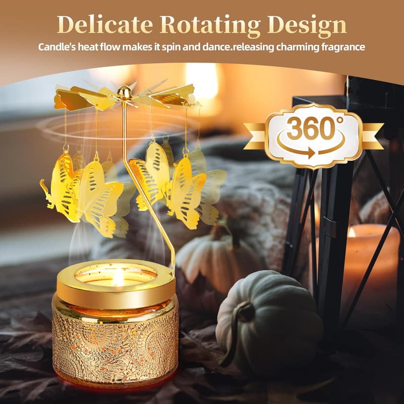 Unique Rotating Candles for Women's Birthdays and Special Occasions