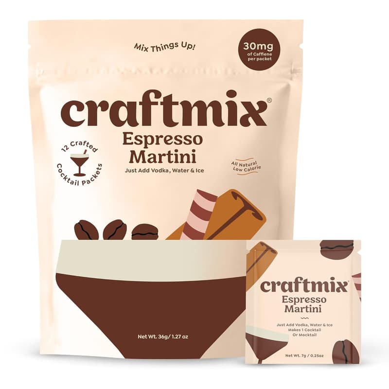 Skinny Espresso Martini Mix - Vegan, Low-Carb Cocktail Mixer