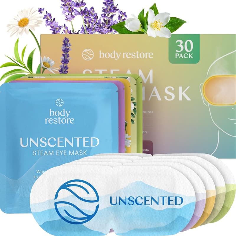 Fathers Day Self-Heating Steam Eye Mask 30 Pack – Relaxation Gift
