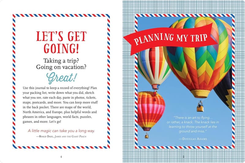 Kids' Travel Journal - Vacation Diary & Trip Notebook