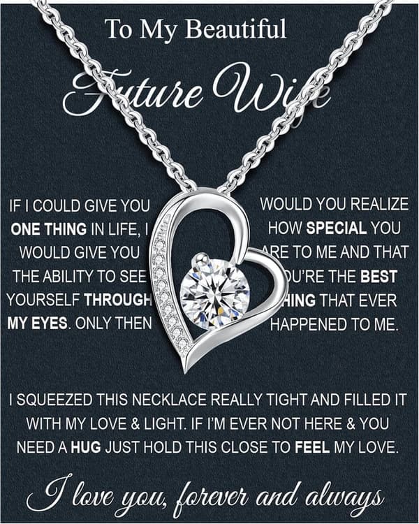 Wife Necklace from Husband - Soulmate Jewelry Gift