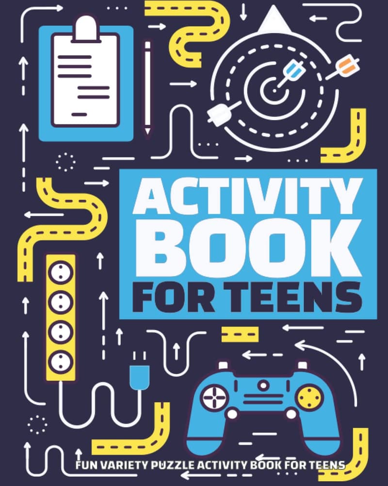 Teen Puzzle Activity Book: Brain Games for Boys & Girls