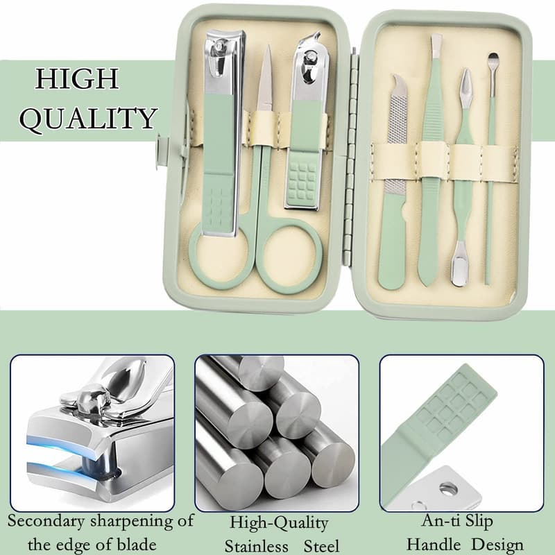 Luxurious Stainless Steel Manicure Set for Men & Women