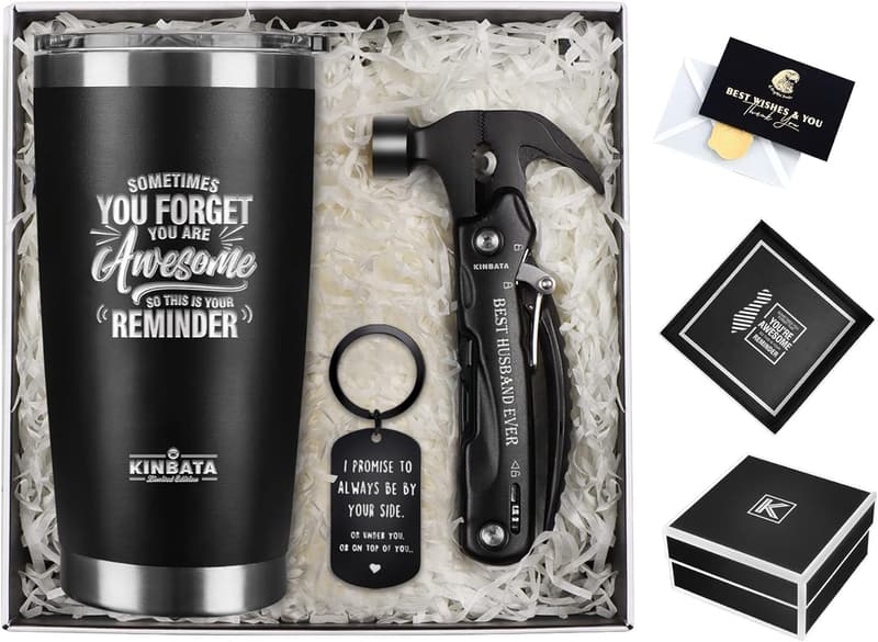 Anniversary Gift Basket - Unique Multitool for Him