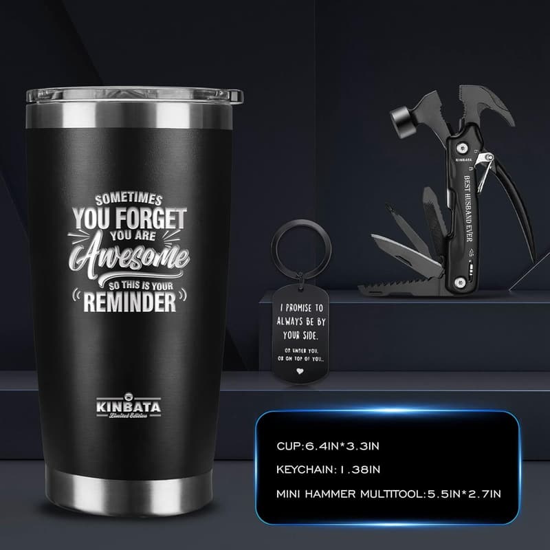 Anniversary Gift Basket - Unique Multitool for Him