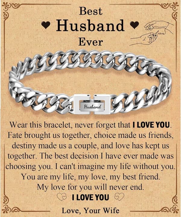 Cuban Bracelet Gift for Men – Graduation, Birthday, Anniversary