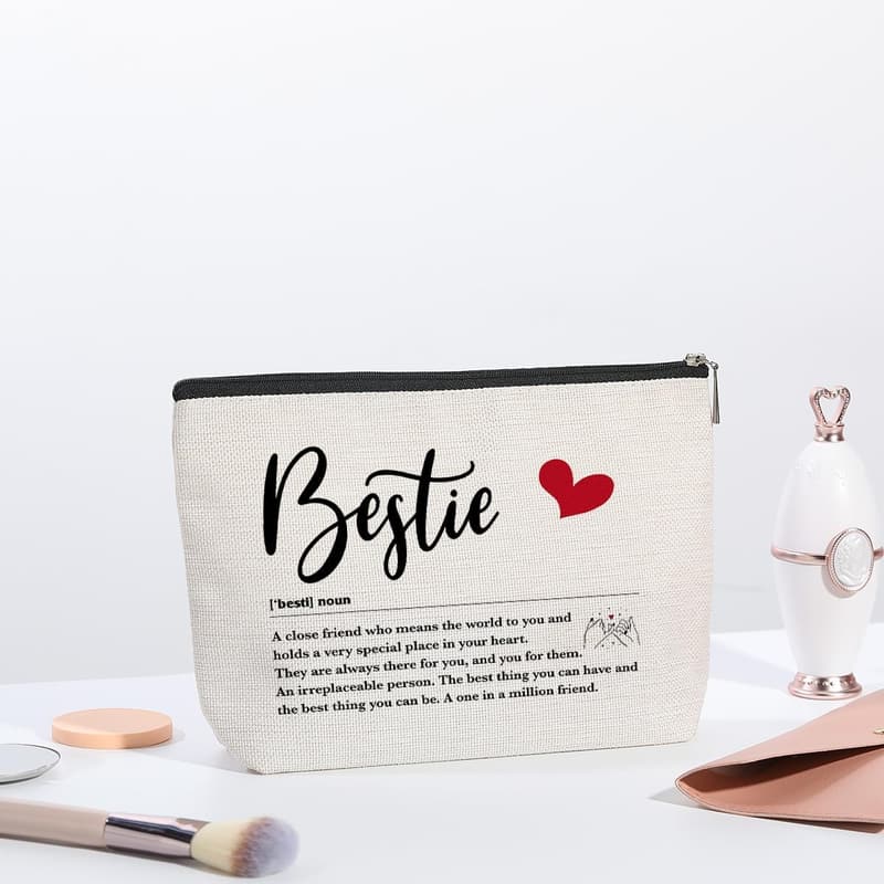 Best Friend Graduation Gifts: Travel Makeup Organizer Pouch