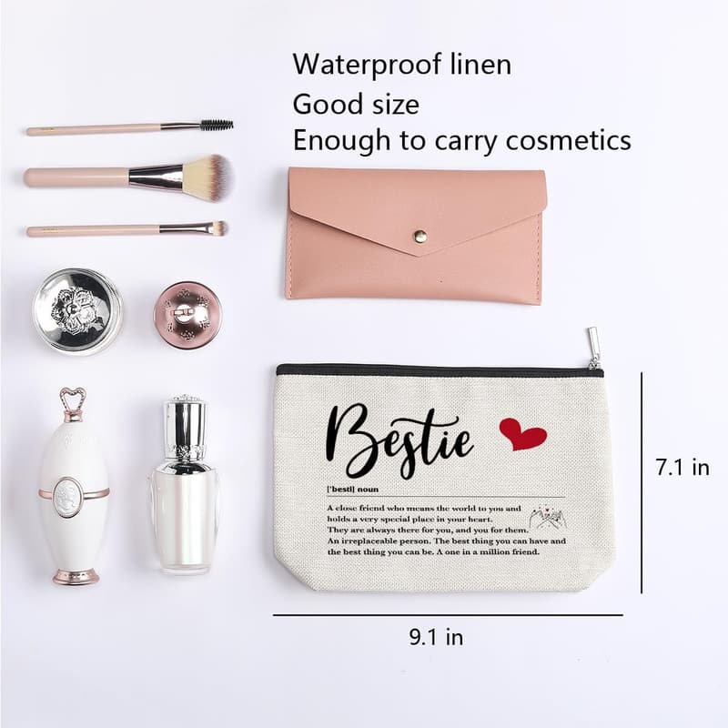 Best Friend Graduation Gifts: Travel Makeup Organizer Pouch