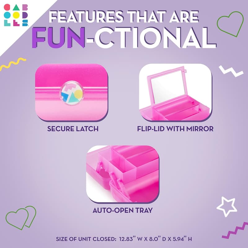 On-the-Go Caboodle Storage Case for Girls