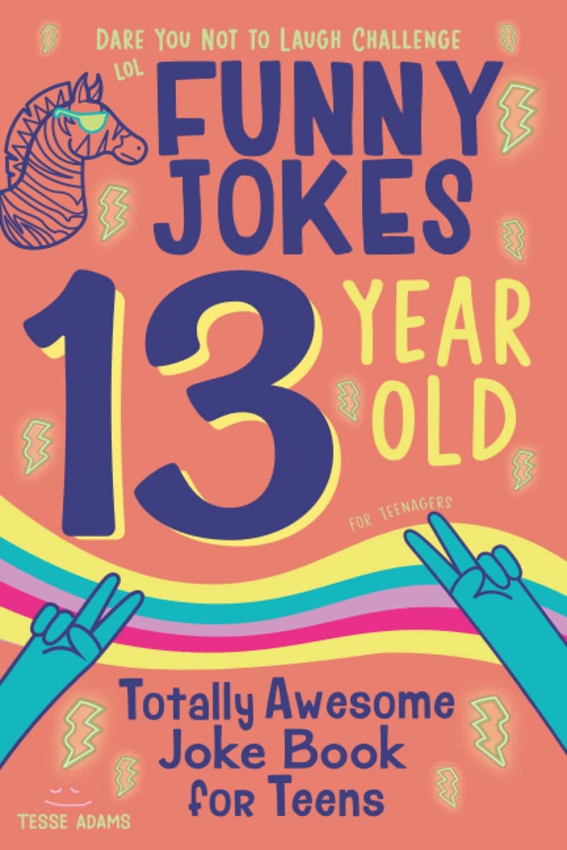 13th Birthday Joke Book for Teens - Fun & Silly Challenges