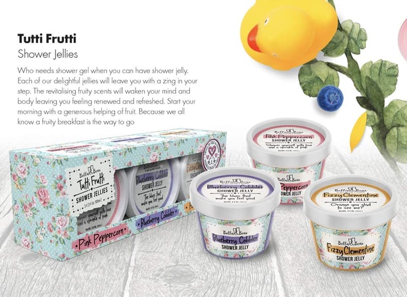Tutti Frutti Shower Jellies - Cute Gifts for Teens (Pack of 3)