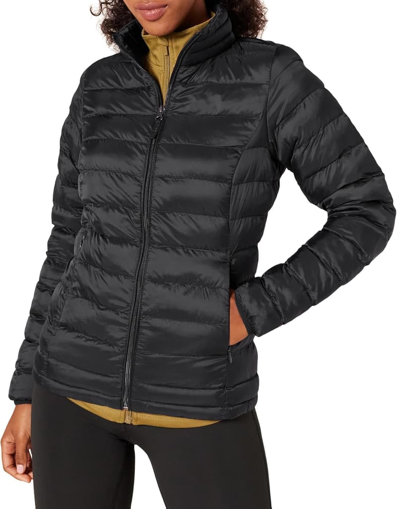 Lightweight Water-Resistant Packable Puffer Jacket for Women