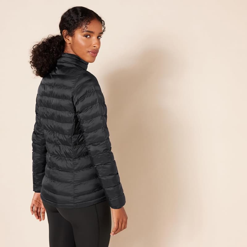 Lightweight Water-Resistant Packable Puffer Jacket for Women