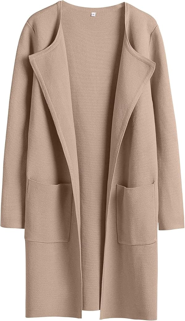 Lightweight Women's Open Front Cardigan for Fall 2025