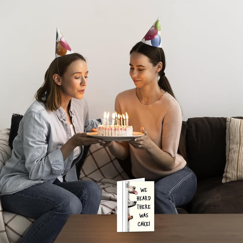 Dog Birthday Card for Dog Lovers - Cute, Funny Design