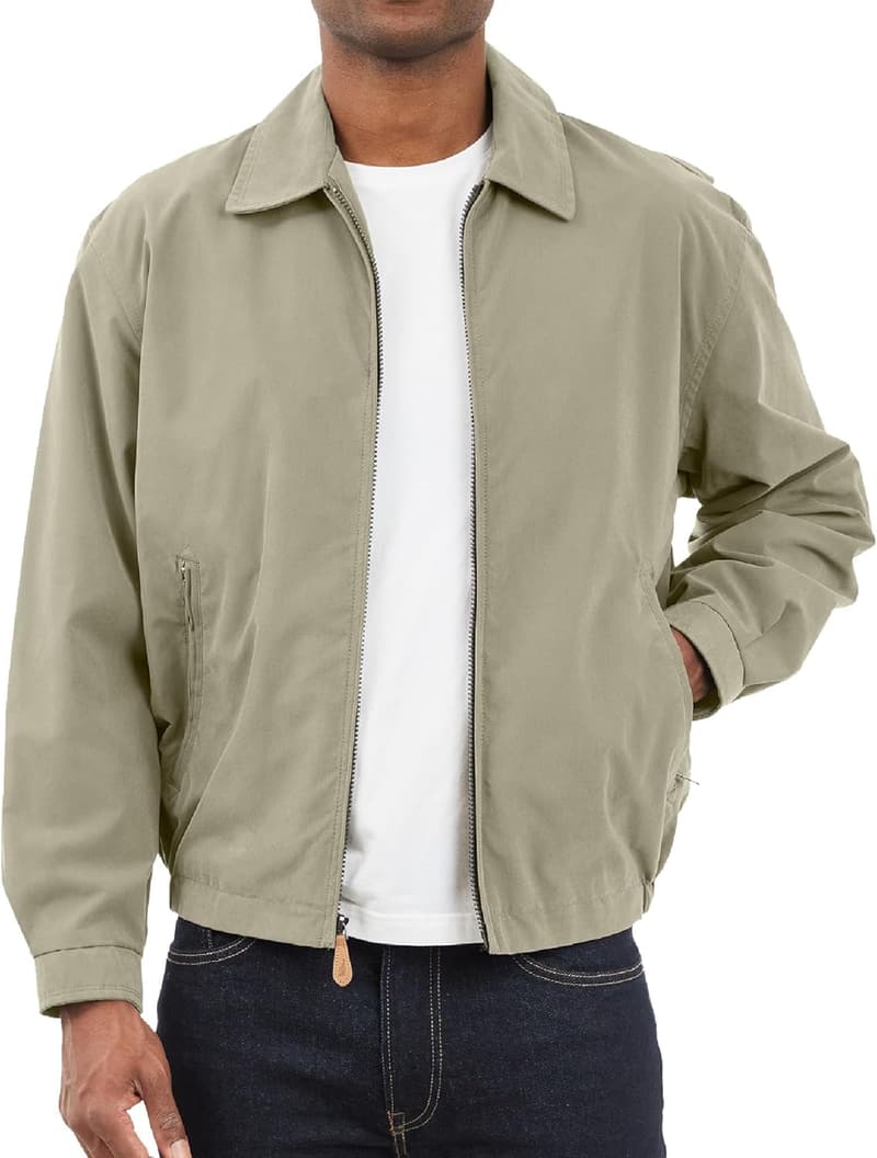 Men's Auburn Golf Jacket by LONDON FOG - Zip-Front Design