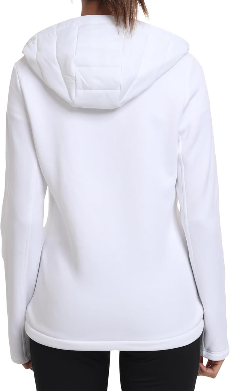 Lightweight Hooded Fleece-Lined Women's Insulated Jacket