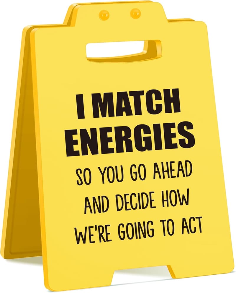 Humorous Office Decor Sign - 