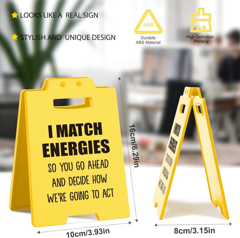 Humorous Office Decor Sign - 