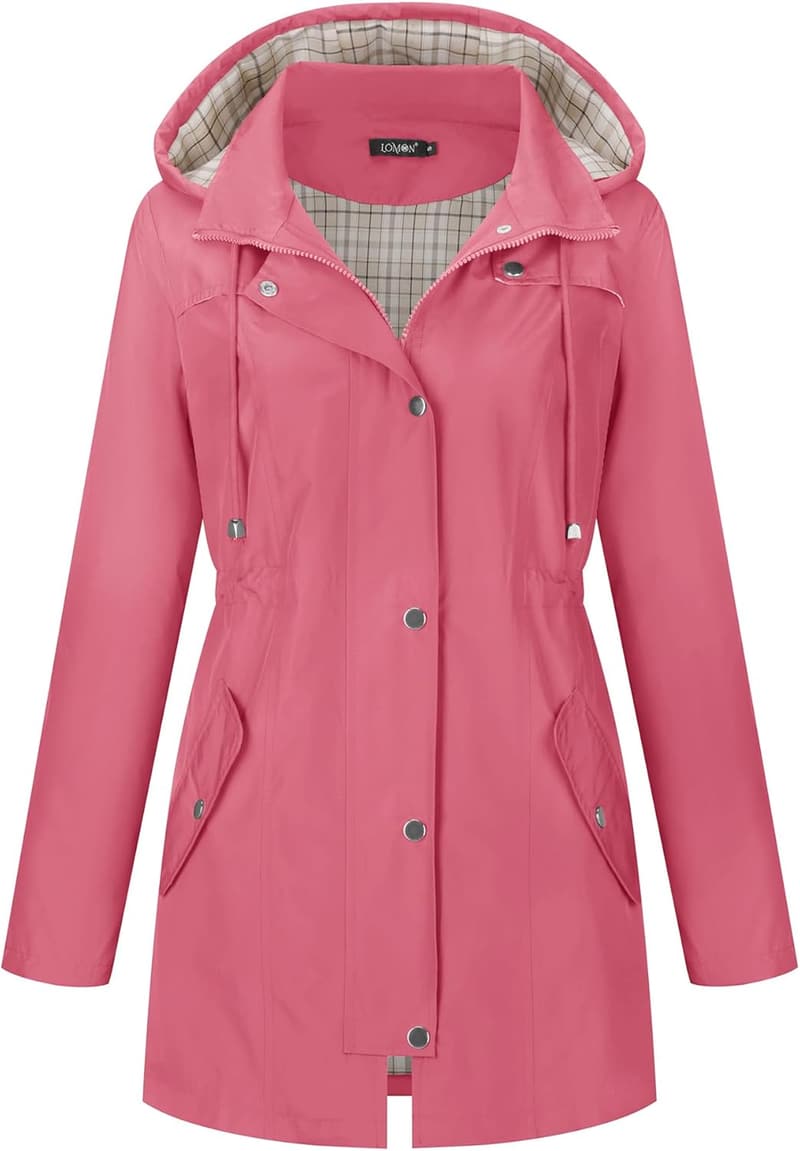 Lightweight Women's Waterproof Hiking Rain Jacket
