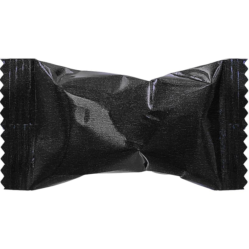 Fat-Free Black Buttermints - Individually Wrapped Mint Candies