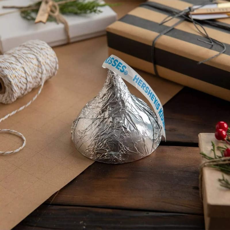 Valentine's Gift Box - Hershey Giant Silver Kisses Chocolate