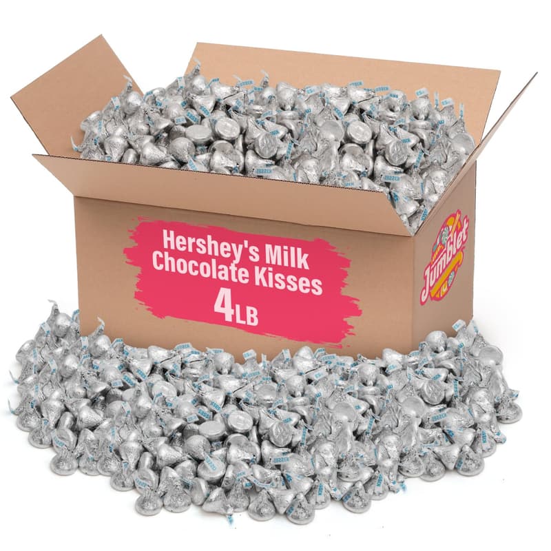 Milk Chocolate Kisses Bulk for Parties - 4 lbs