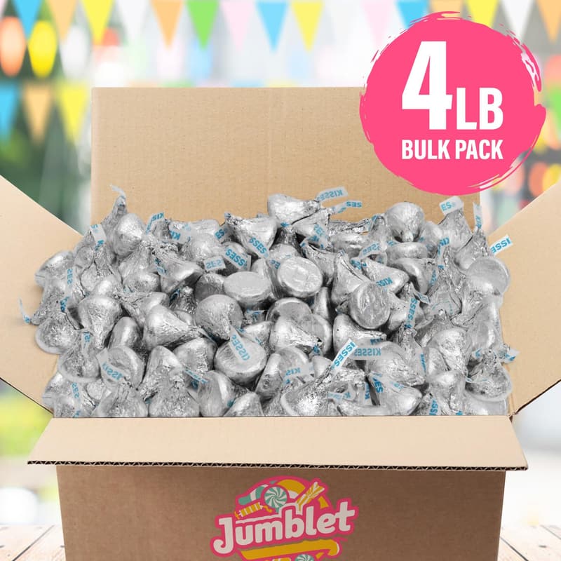 Milk Chocolate Kisses Bulk for Parties - 4 lbs