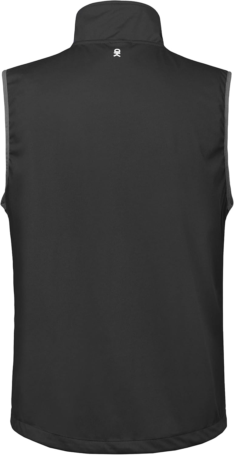 Men's Lightweight Windproof Softshell Vest for Outdoor Activities