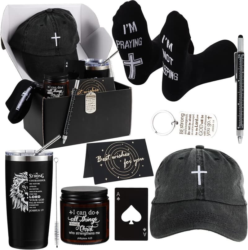 Father's Day Christian Gift Set for Men – 9 Inspirational Items