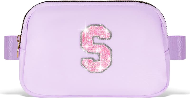 Birthday Gift Waist Pack for Girls - Trendy Lavender Crossbody Bag